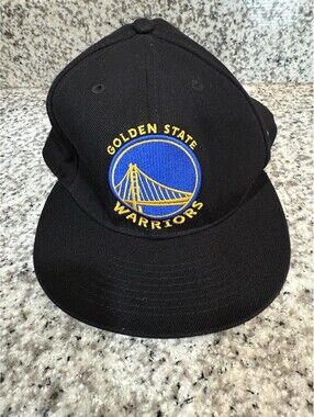 Ultra Game Golden State Warriors NBA Black Snapback Cap Hat One Size